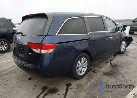 2016 Honda Odyssey Se z USA, uszkodzony, nr VIN 5FNRL5H37GB092021